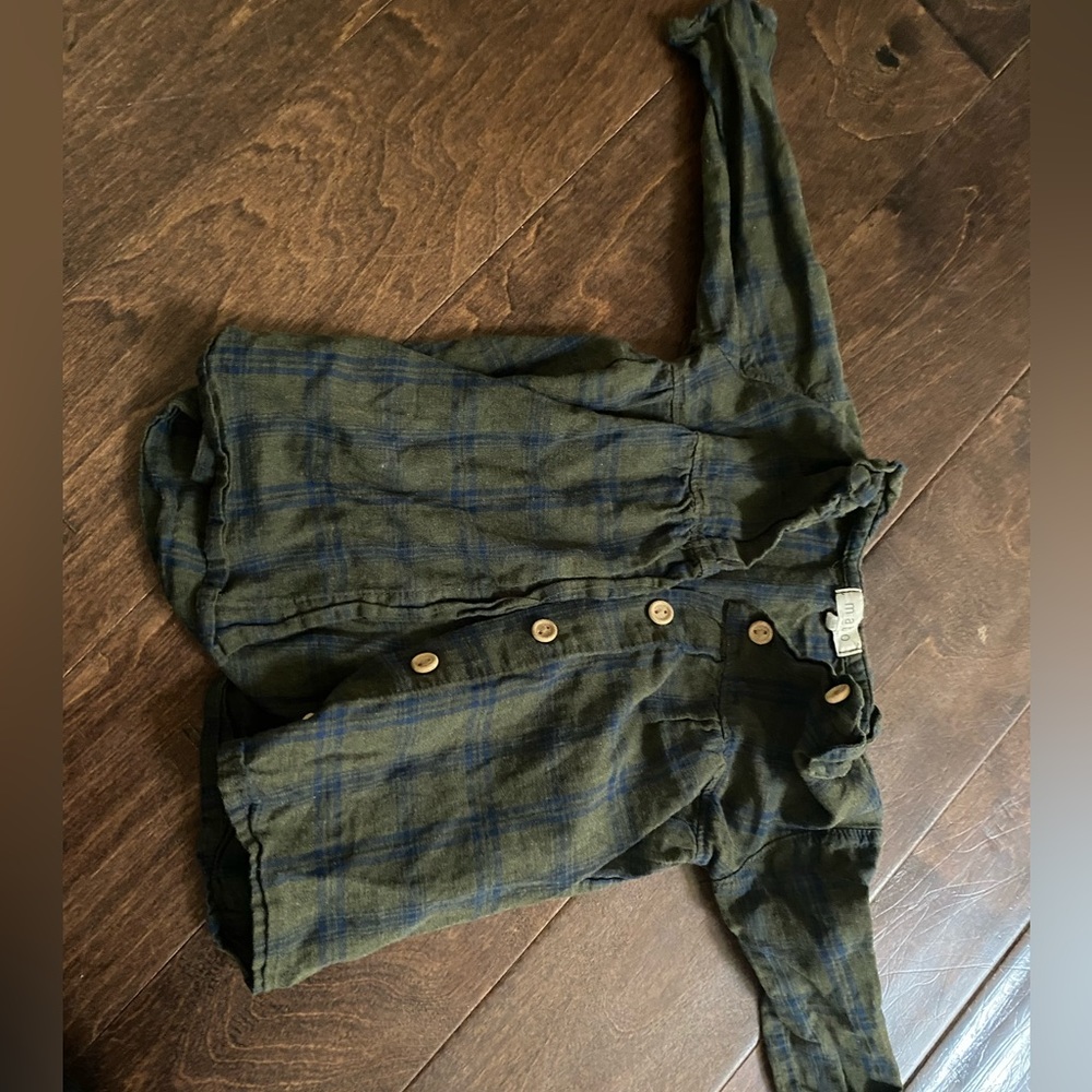 Mabo checkered blouse 18M (gender neutral)